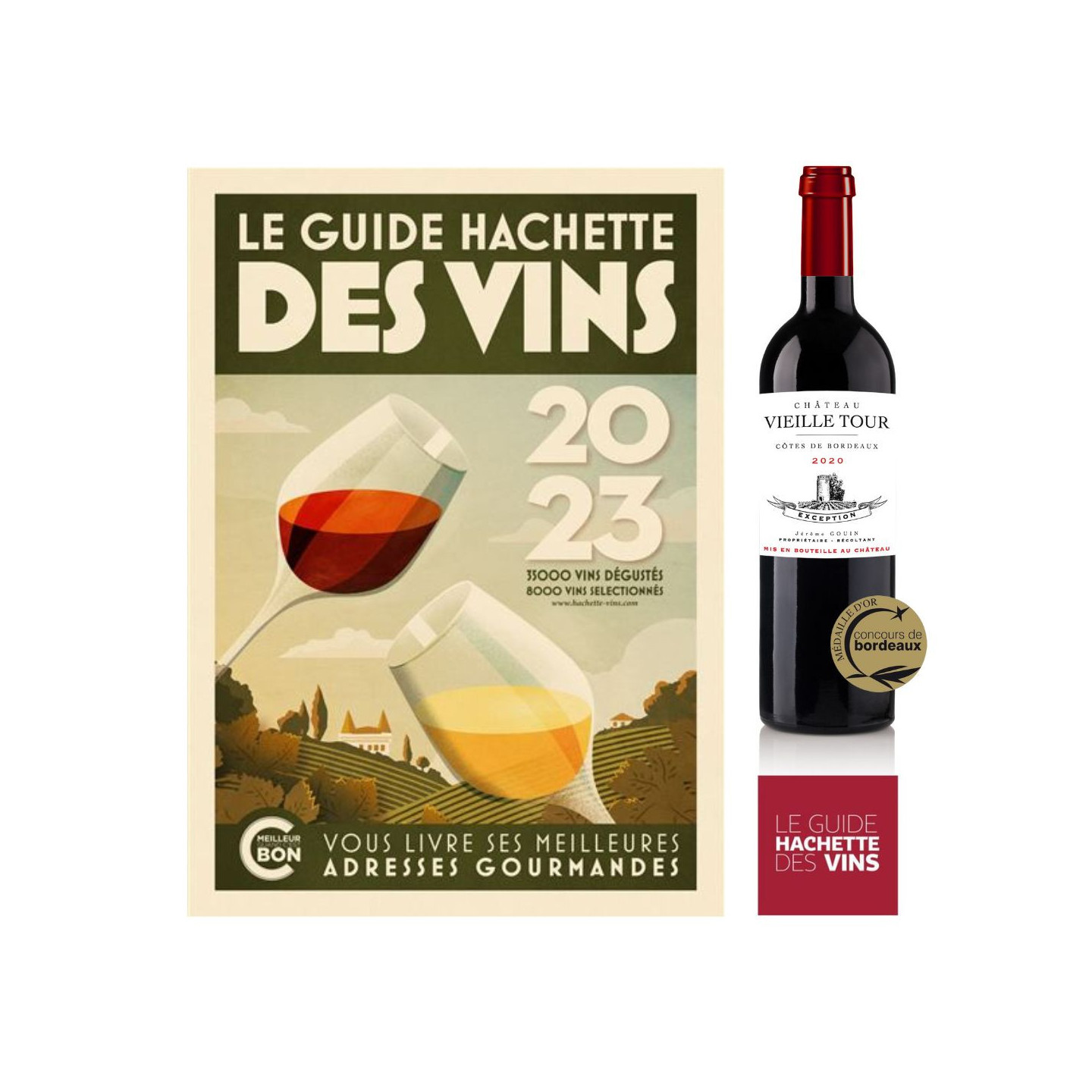 Carton de 6 bouteilles Château Vieille Tour 2020 (63€ au lieu de 75€)