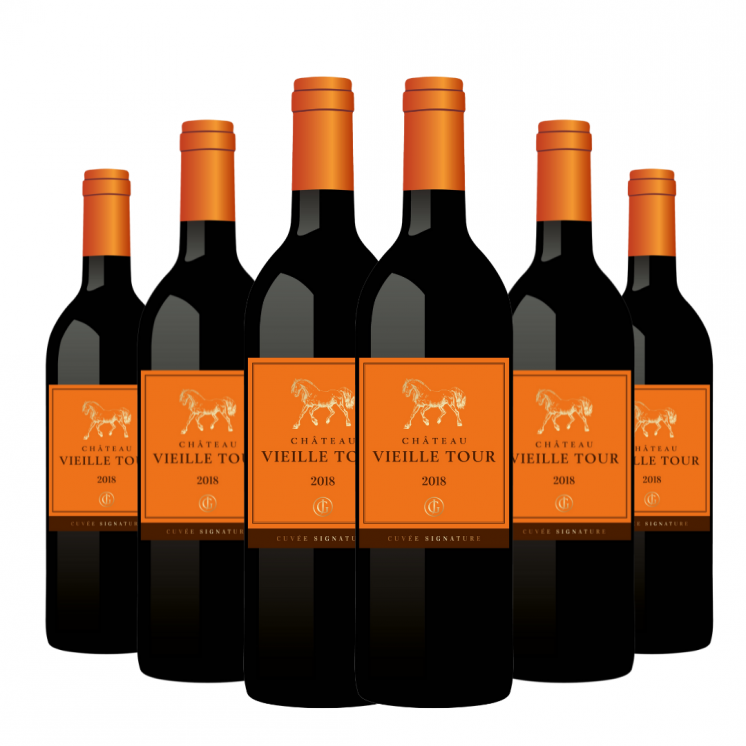 Carton de 6 bouteilles - Cuvée "Signature" 2018 - Petit Verdot