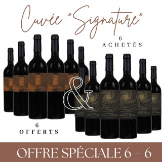 Pack PREMIUM collection "Signature" 6 rouge achetés 6 blancs offerts